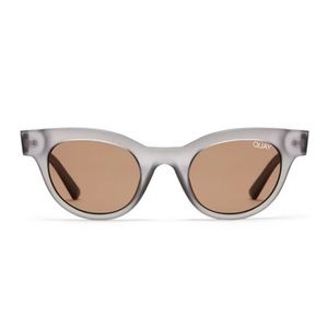 Quay Australia Starstruck Grey Cat Eye Sunglasses